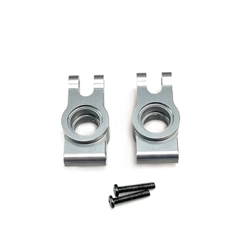 Für MJX Für Hyper Für Go 1/14 14301 14302 RC Fernbedienung Modifizierte Zubehörteile Verbesserte Metall-Hinterradschale Hinterrad Fest RC Ersatzteile(Gray) von QWHTYO