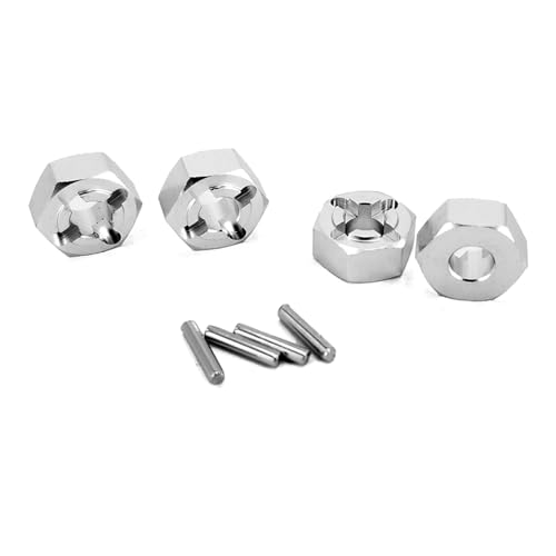 Für MJX Für Hyper Für Go 16207 16208 16209 16210 14301 14302 14209 14210 RC Upgrade Teile Metall 12mm Combiner Hex Mit 5mm Rad Adapter RC Ersatzteile(Hexm) von QWHTYO
