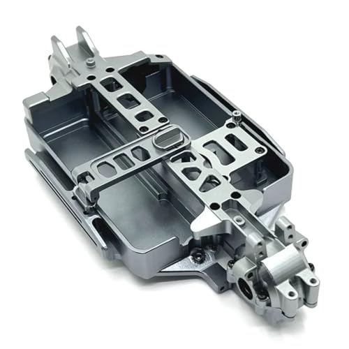 Für MJX Für Hyper Für Go 16207 16208 16209 16210 H16V3 M162 Metall Körper Chassis 1/16 RC Auto Geändert Upgrade Teile Zubehör RC Ersatzteile(Gray) von QWHTYO