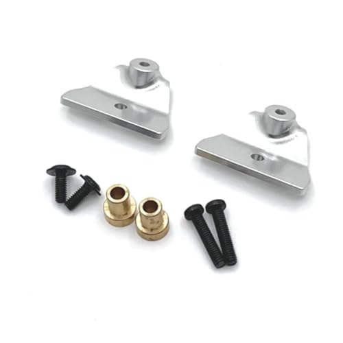 Für MN 1/12 MN168 Für MN82 LC79 Für MN78 RC Metall Upgrade Front Stoßdämpfer Halterung Änderung Zubehör RC Ersatzteile(Silver) von QWHTYO