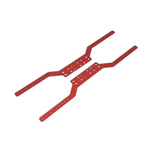 Für MN168 Für MN78 1:12 RC Crawler Auto Spielzeug RC Upgrade Teile Chassis Rahmen Schienen Modifikation Zubehör RC Ersatzteile(Red) von QWHTYO