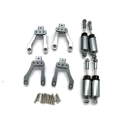 Für Mn128 Mn86s G500 RC Metall Upgrade Teile Stoßdämpfer Regale Und Stoßdämpfer Änderung Zubehör RC Ersatzteile(Gray) von QWHTYO