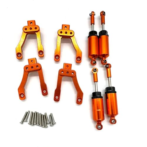 Für Mn128 Mn86s G500 RC Metall Upgrade Teile Stoßdämpfer Regale Und Stoßdämpfer Änderung Zubehör RC Ersatzteile(Orange) von QWHTYO