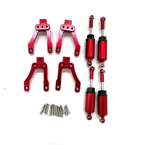 Für Mn128 Mn86s G500 RC Metall Upgrade Teile Stoßdämpfer Regale Und Stoßdämpfer Änderung Zubehör RC Ersatzteile(Red) von QWHTYO