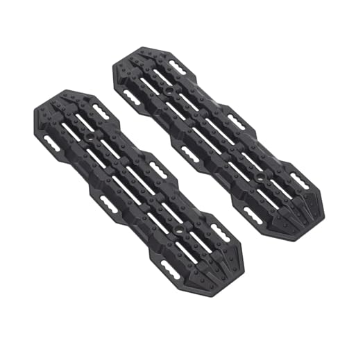 Für TRX-4 TRX-6 Für Axial Für SCX10 2PCS 134 * 39mm Kunststoff Sand Leiter Recovery Bord 1/10 RC Crawler Upgrade Teile RC Ersatzteile(Black) von QWHTYO
