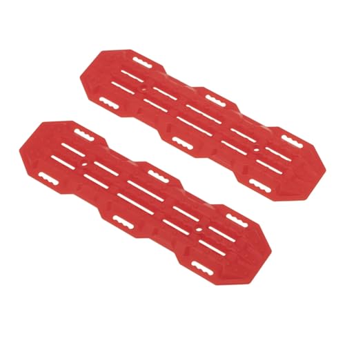 Für TRX-4 TRX-6 Für Axial Für SCX10 2PCS 134 * 39mm Kunststoff Sand Leiter Recovery Bord 1/10 RC Crawler Upgrade Teile RC Ersatzteile(Red) von QWHTYO