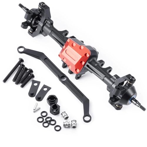 Für TRX4M Für Defender Für Bronco Für High Für Trail K10 1/18 RC Micro Crawler Auto Aluminium Erweiterte Vorne Hinten Achsen Modifizierte Teile RC Ersatzteile(Front Axle) von QWHTYO
