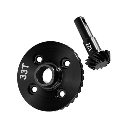 Für Traxxas Für Trx4 Für Trx6 1/10 Overdrive Underdrive Stahl Helical Axle Gears RC Crawler Auto Upgrade Modifikation Zubehör RC Ersatzteile(Overdrive 33T 12T) von QWHTYO