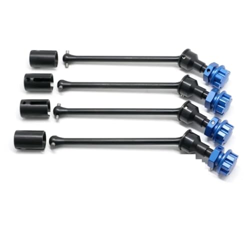 Für Trxs Für Maxx Für Widemaxx 1:10 Metall-Tuningteile RC Crawler Car Modelle 89086-4 8996X Stahl Extended Drive Shaft CVD Kit RC Ersatzteile(Blue,Color1) von QWHTYO