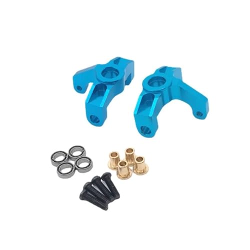 Für WLtoys 1/14 144010 144001 144002 1/12 124016 124017 124018 124019 RC Metall Upgrade Front Steering Cup 4 * 7 * 2 Lager Modifizierte Teile RC Ersatzteile(Blue) von QWHTYO