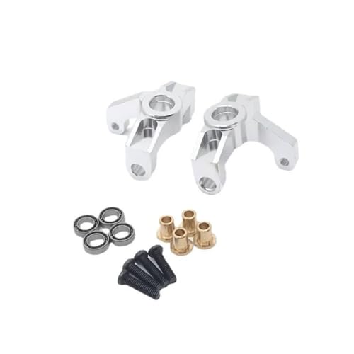 Für WLtoys 1/14 144010 144001 144002 1/12 124016 124017 124018 124019 RC Metall Upgrade Front Steering Cup 4 * 7 * 2 Lager Modifizierte Teile RC Ersatzteile(White) von QWHTYO