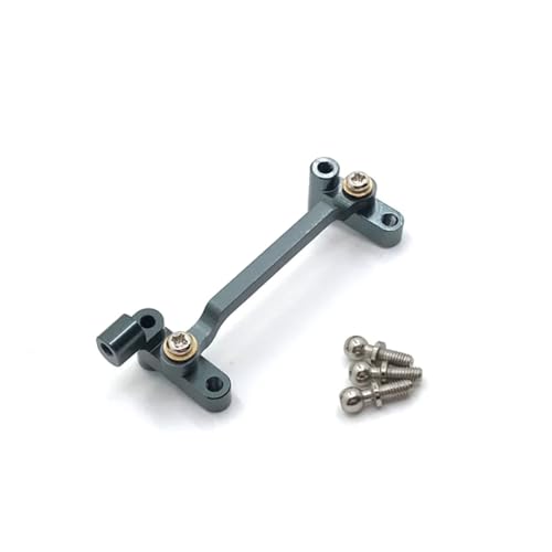 Für WLtoys 1/18 A949 A959 A969 A979 K929 RC Teile Metall Upgrade Modifikation Lenkung Gruppe Modifikation Zubehör RC Ersatzteile(Gray) von QWHTYO