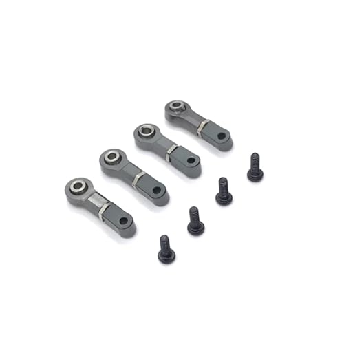 Für WLtoys 1/28 284131 K969 K979 K989 K999 P929 P939 RC Teile Metall Upgrade Oberen Schaukel Arm Modifizierte Teile RC Ersatzteile(Gray) von QWHTYO
