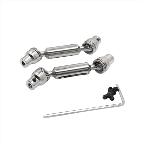 Für WPL 1/10 C74 1/16 RC Autoteile & Zubehör Metall Upgrade Vordere Und Hintere Antriebswellen Kit Ersatzteile RC Ersatzteile von QWHTYO