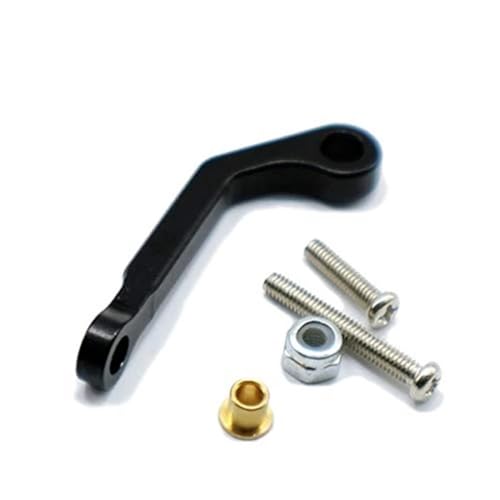 Für WPL B1 B14 B24 C14 C24 B16 B26 B36 Q60 Q63 Q64 Q65 RC Upgrade Teile Ersatzteile Metall Servo Zugstange Änderung Zubehör RC Ersatzteile(Black) von QWHTYO