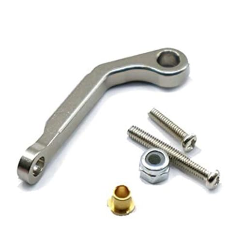 Für WPL B1 B14 B24 C14 C24 B16 B26 B36 Q60 Q63 Q64 Q65 RC Upgrade Teile Ersatzteile Metall Servo Zugstange Änderung Zubehör RC Ersatzteile(Silver) von QWHTYO