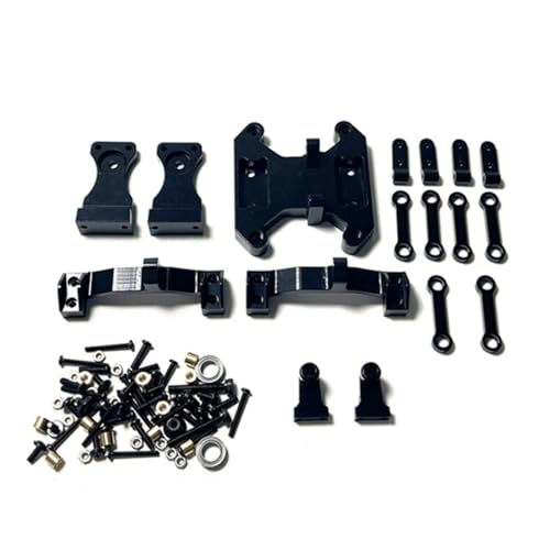 Für WPL B16 B36 1/16 RC Auto Upgrade Teile Geändert Zubehör Metall Balance Chassis Bord Wippe Kit Geändert Teile RC Ersatzteile(Black) von QWHTYO