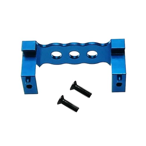 Für Wltoys 1/14 144001 1/12 124016 124017 124018 124019 RC Servo Motor Halter Upgrade Zubehör Lenkgetriebe Feste Basis Lenkgetriebe Sitz Presse Ersatzteile RC Ersatzteile(Blue) von QWHTYO