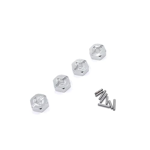 Für Wltoys 1/14 144010 144001 144002 1/12 124016 124017 124018 124019 1/18 A949 A959 A959-B A969 A979 K929 RC Metall Upgrade 12mm Hub Adapter RC Ersatzteile(Color4) von QWHTYO