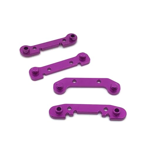 Für Wltoys 1/14 144010 144001 144002 1/12 124016 124017 124018 124019 Metall Vorne Und Hinten Schaukel Arm Halterungen RC Auto Teile Upgrades Teile Accessary RC Ersatzteile(Purple) von QWHTYO
