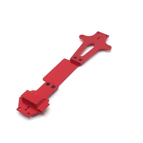 Für Wltoys 1/14 144010 144002 144001 Metall Upgrade Refit Zweite Bodenplatte RC Auto Modifikation Zubehör RC Ersatzteile(Red) von QWHTYO
