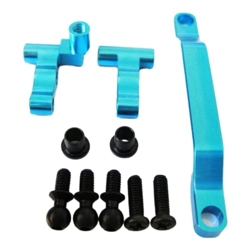 Für Wltoys 1/18 A959 A979 A969 959B 969B 979B RC Upgrade Teile Lenkung Servo Saver Änderung Zubehör RC Ersatzteile(Blue) von QWHTYO