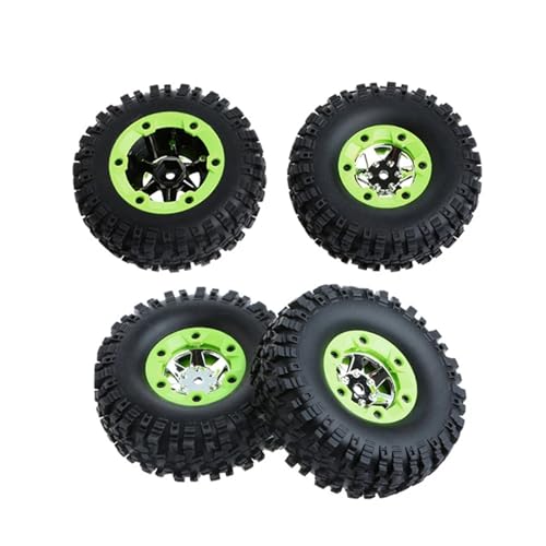 Für Wltoys 12428 12423 0070 0071 1:12 RC Upgrades Teile Zubehör 2-4 Stücke Links Rechts Gummi Reifen Rad Hub Kit RC Ersatzteile(Left and Right Tires) von QWHTYO