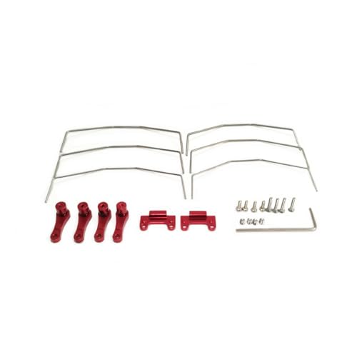 Für Wltoys 144001 144002 124017 124018 124019 124016 Rc Auto Metall Stabilisator Balance Bar Stabilisator Set Ersatzteile RC Ersatzteile(Color1) von QWHTYO