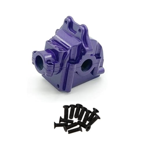 Für Wltoys 144001 144002 144010 124016 124017 124018 124019 RC Metall Getriebe Shell Differential Gehäuse Getriebe Box Upgrades Teile RC Ersatzteile(Color3,1pcs) von QWHTYO