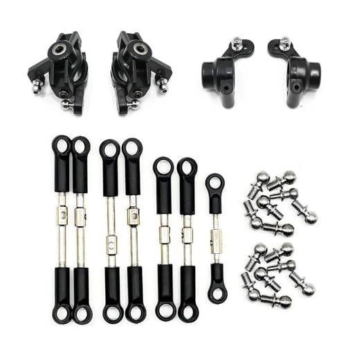 Für Wltoys 144001 144002 144010 124016 124017 124018 124019 RC Teile Spurstangenkopf Servo Link Stange Lenkung Tasse Set Ersatz Teile RC Ersatzteile(Color3) von QWHTYO