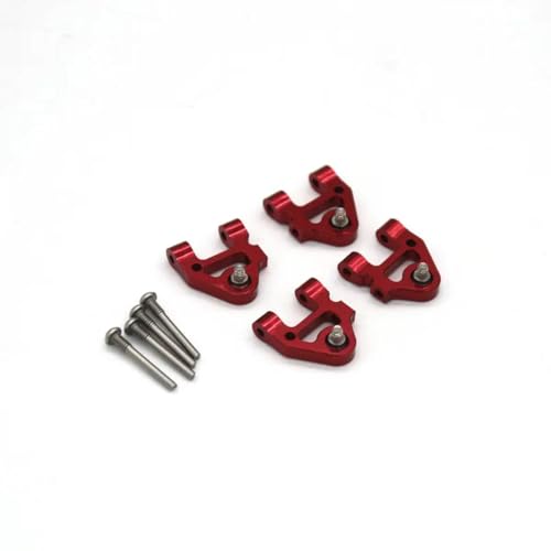 Für Wltoys K989 K969 K979 K999 284131 284161 284010 1/28 RC Metall Schaukel Arm Teile Upgrades Teile Zubehör RC Ersatzteile(Red) von QWHTYO