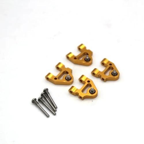 Für Wltoys K989 K969 K979 K999 284131 284161 284010 1/28 RC Metall Schaukel Arm Teile Upgrades Teile Zubehör RC Ersatzteile(Yellow) von QWHTYO