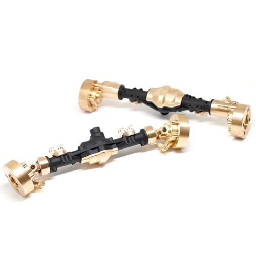 Für YiKong YK4082 YK4083 Für Absima Für Yucatan CR 1,8 Messing Vorne Und Hinten Portal Achse Gehäuse 1/8 RC Crawler Auto Upgrade Geändert Teile RC Ersatzteile von QWHTYO