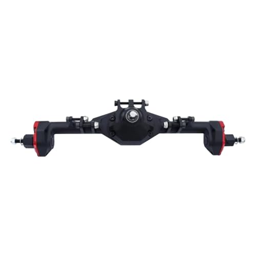 Kompatibel Mit Axial Für SCX10 II Für RGT 86100 90046 1/10 RC Crawler Car Upgrade-Teile CNC-integrierte Portalachse Vorne Hinten RC Vorder Hinterachse(Red,Rear) von QWHTYO
