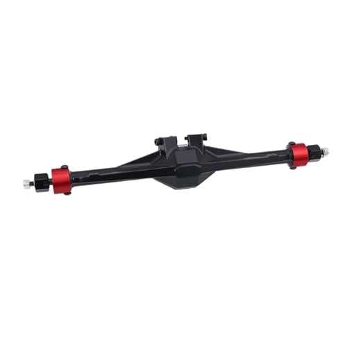 Kompatibel Mit Axial Für SCX10 III AXI03007 1/10 RC Crawler Car Upgrade-Teile Modifikation Ersatz CNC Vorne Hinten Gerade Achsen Set RC Vorder Hinterachse(Black,Rear) von QWHTYO