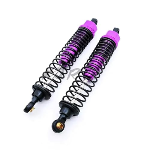 Kompatibel Mit HSP 08001 08058 08041 94111 94188 1/10 RC Autoteile Aluminium-Stoßdämpfer RC-Stoßdämpfer(Purple) von QWHTYO