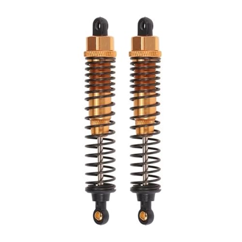 Kompatibel Mit HSP 108004 182004 1/10 Rc Car Monster Truck Upgrade Teile Zubehör Metall Stoßdämpfer Dämpfer 108mm 08001 08058 RC-Stoßdämpfer(Yellow,2pcs) von QWHTYO