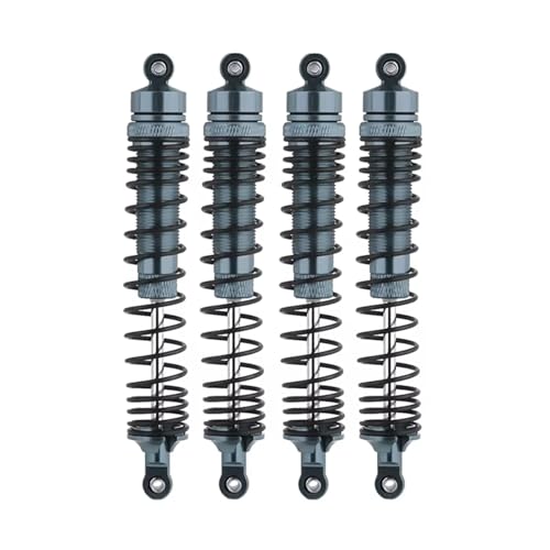 Kompatibel Mit Losi Für LMT 4WD Für Monster 1/8 RC Auto Upgrade-Teile 4-teiliger Metall-Stoßdämpfer RC-Stoßdämpfer(Gray) von QWHTYO