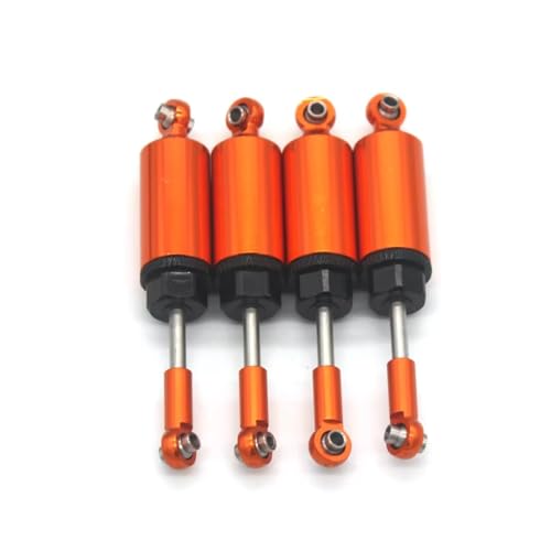 Kompatibel Mit MN Für Mn128 Für MN86S Für Mn128 RC-Car-Metallteile Mit Eingebautem Federstoßdämpfer RC-Stoßdämpfer(Orange) von QWHTYO