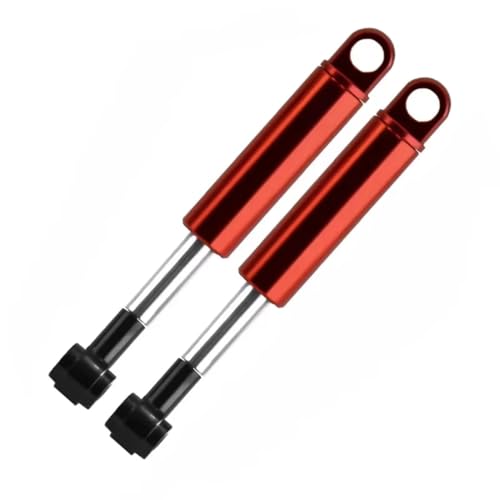 Kompatibel Mit Tamiya 1/14 RC-Auto Metall-Upgrade-Aufhängung Stoßdämpferteile Zubehör RC-Stoßdämpfer(Red) von QWHTYO