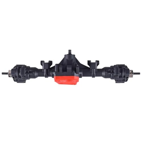 Kompatibel Mit Traxxas Für TRX4 1/10 RC Für Rock Crawler Auto-Upgrades Teileänderung Ersatzmetall-Vorder-Hinterportalachsen RC Vorder Hinterachse(Rear) von QWHTYO