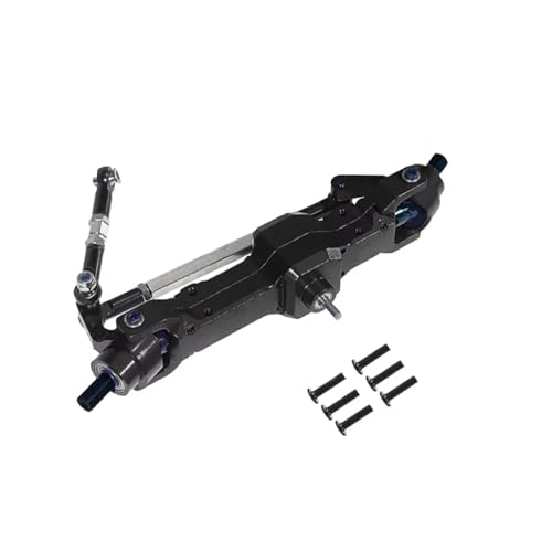 Kompatibel Mit WPL C14 C24 Für Feiyu Für JJRC 1/16 Fernbedienungsauto-Upgrade-Teileänderung Ersatz-Vorderachsbaugruppe RC Vorder Hinterachse(Black) von QWHTYO