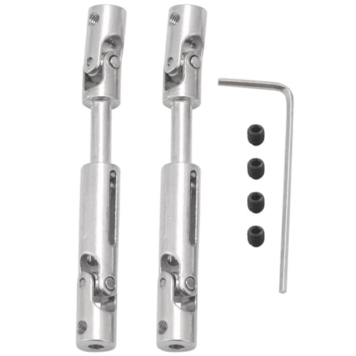 Kompatibel Mit WPL D12 C24 C34 B14 B24 B16 B36 Für MN D90 Für MN99S Für HengLong RC-Auto-Upgrade-Teile Zubehör Metall-CVD-Antriebswelle RC Getriebewelle von QWHTYO