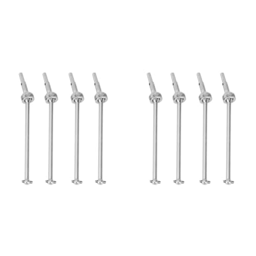 Kompatibel Mit Wltoys 104001 1/10 RC-Auto-Upgrade-Teile, Zubehör, 8 Stück, Metall, Für Universal-Antriebswelle CVD 104001-1927 RC Getriebewelle Kompatibel Mit Wltoys 104001 1/10 RC-Auto-Upgrade-Teile, Zubehör, 8 Stück, Metall, Für Universal-Antriebswelle CVD 104001-1927 RC Getriebewelle von QWHTYO