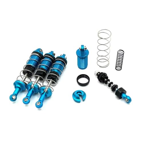 Kompatibel Mit Wltoys 104072 1/10 RC Car Upgrades Teile Zubehör Metall Stoßdämpfer Öldämpfer Vorne Und Hinten RC-Stoßdämpfer von QWHTYO