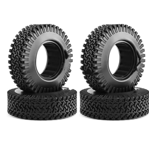 RC Auto Reifen Kompatibel Mit AXIAL Für SCX10 II III Für Capra Für TRAXXAS Für TRX-4 D90 1/10 Rc Crawler Off Road Truck Teile 1,9" Reifen 98mm Reifen von QWHTYO