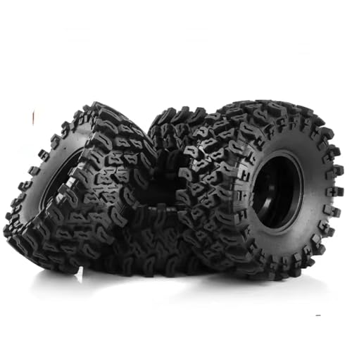 RC Auto Reifen Kompatibel Mit Axial Für SCX10 90046 AXI03007 D90 Für Traxxas Für TRX4 1/10 RC Crawler Car Upgrade-Teile 2,2 Zoll 136 Mm Schlammgummireifen von QWHTYO