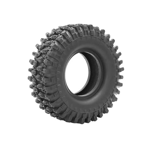 RC Auto Reifen Kompatibel Mit Axial Für SCX10 D90 D110 Für MST Für RGT Für Tamiya Für Rock Crawler Truck 108 Mm 1/10 RC Offroad-Autoteile 1,9-Zoll-Reifen(1pcs) von QWHTYO