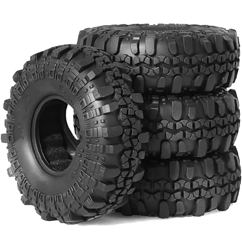 RC Auto Reifen Kompatibel Mit Axial Für SCX10 UTB18 Für TRX4 Für Redcat 7VS4-10 FCX10 RC-Crawler-Auto-Upgrade-Teile 1.9 Reifen 108 * 40 Mm 4 Stück RC Auto Reifen Kompatibel Mit Axial Für SCX10 UTB18 Für TRX4 Für Redcat 7VS4-10 FCX10 RC-Crawler-Auto-Upgrade-Teile 1.9 Reifen 108 * 40 Mm 4 Stück von QWHTYO
