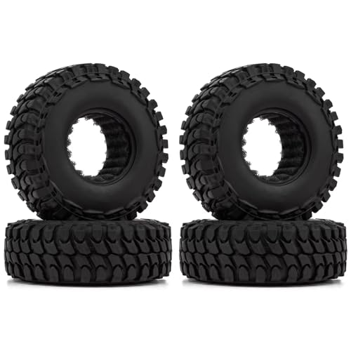 RC Auto Reifen Kompatibel Mit Axial Für SCX24 1/18 1/24 RC Crawler Car Upgrade-Teilereifen 1,0 Zoll Weichgummischlamm Für Geländeradreifen RC Auto Reifen Kompatibel Mit Axial Für SCX24 1/18 1/24 RC Crawler Car Upgrade-Teilereifen 1,0 Zoll Weichgummischlamm Für Geländeradreifen von QWHTYO